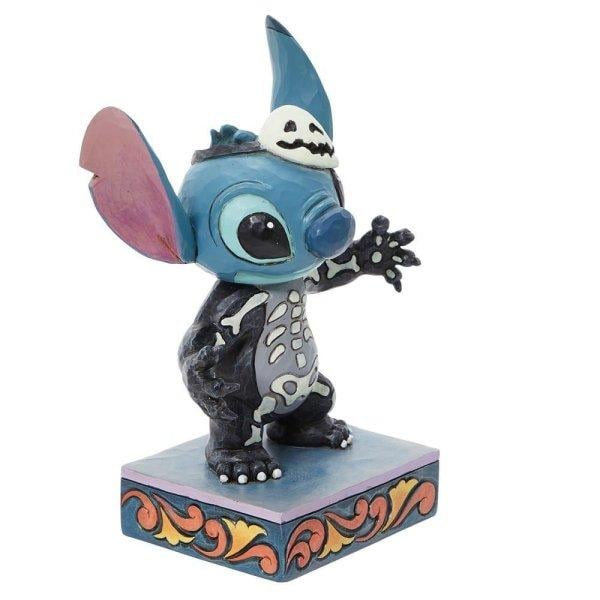 DISNEY TRAD. - Stitch Squelette Phosphorescent - Statuette Enesco 15cm - 4