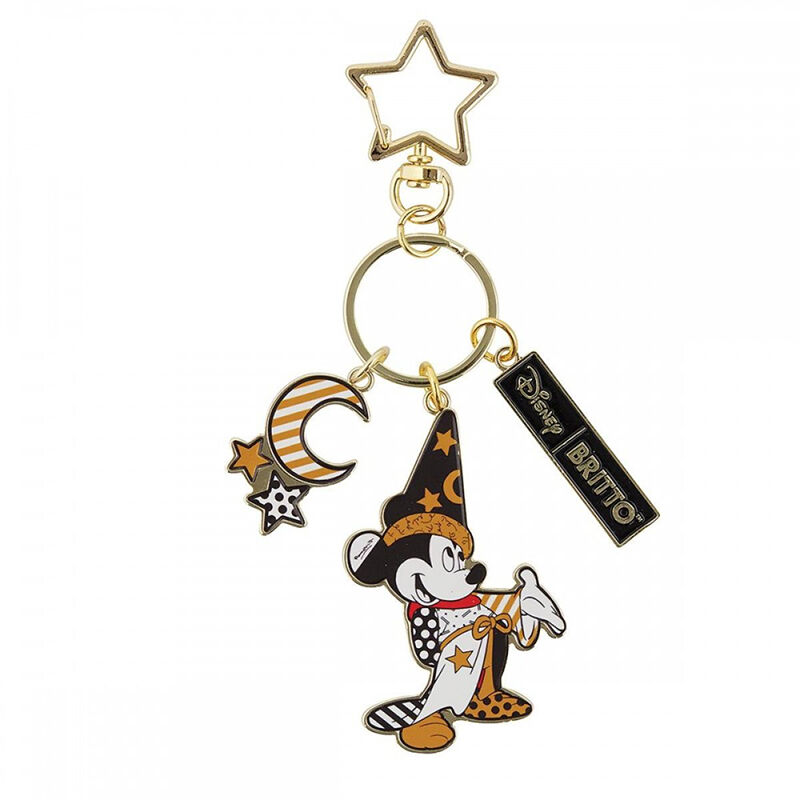 DISNEY - Sorcerer Mickey - Britto - Metal Keychain - 15cm :  ShopForGeek.com: Keyring Enesco DISNEY