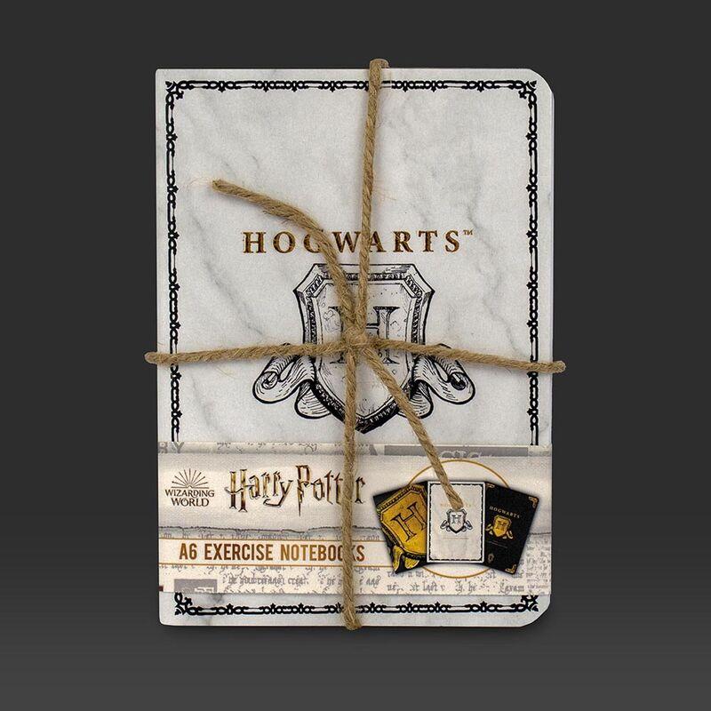 HARRY POTTER - Hogwarts - Set de 3 Notebooks A6 - 2