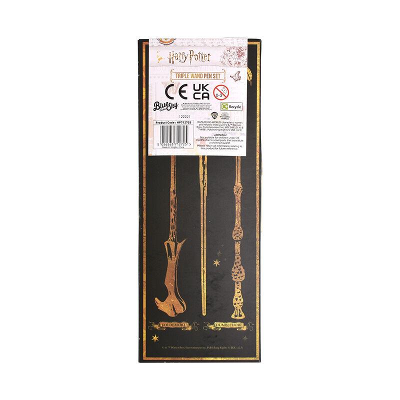 HARRY POTTER - Hogwarts - Set de 3 Stylos-Bille Baguettes - 3