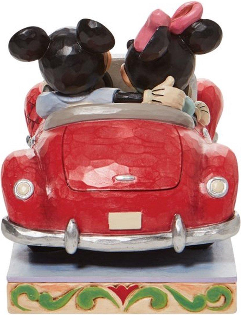 DISNEY - Mickey & Minnie en Voiture - Figurine Enesco - 13,5cm - 4