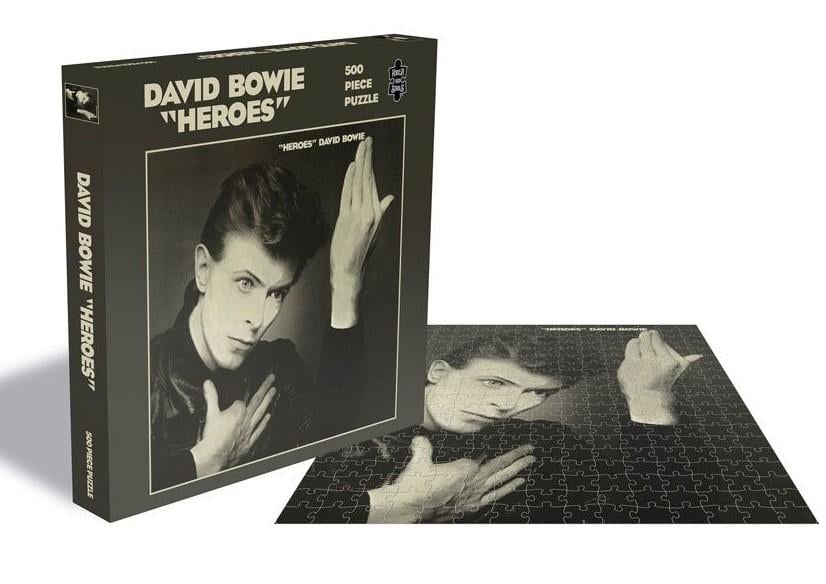 DAVID BOWIE - Heroes - Album Puzzle 500P 41x41cm : ShopForGeek.com ...