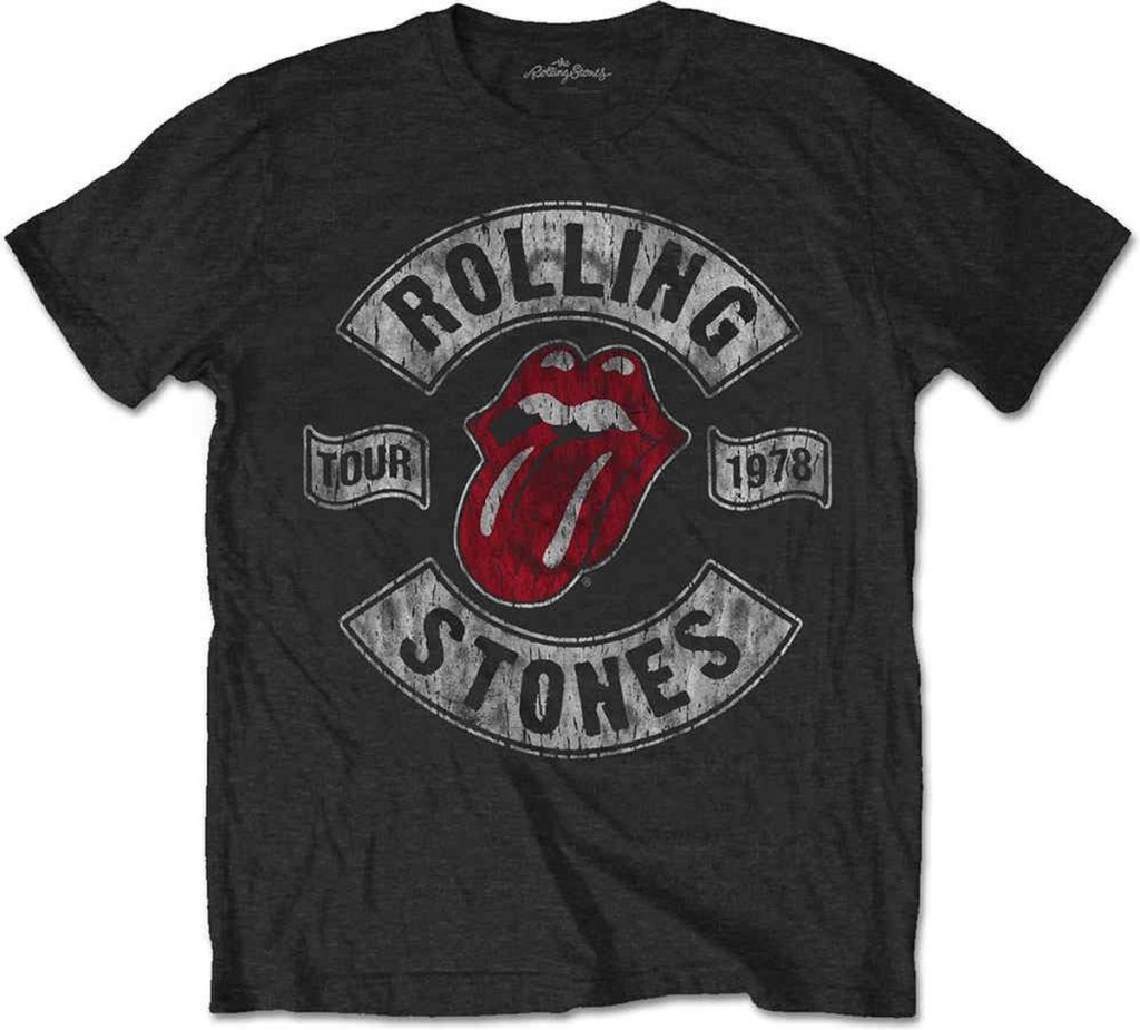 Rockoff Trade The Rolling Stones Women's Mick & Keith Together T-Shirt - Official Licensed Cotton Tee