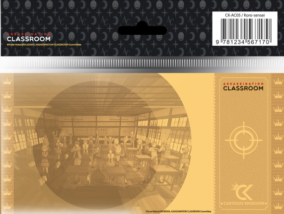 ASSASSINATION CLASSROOM - Koro-Sensei embarrassé- Golden Ticket - 3