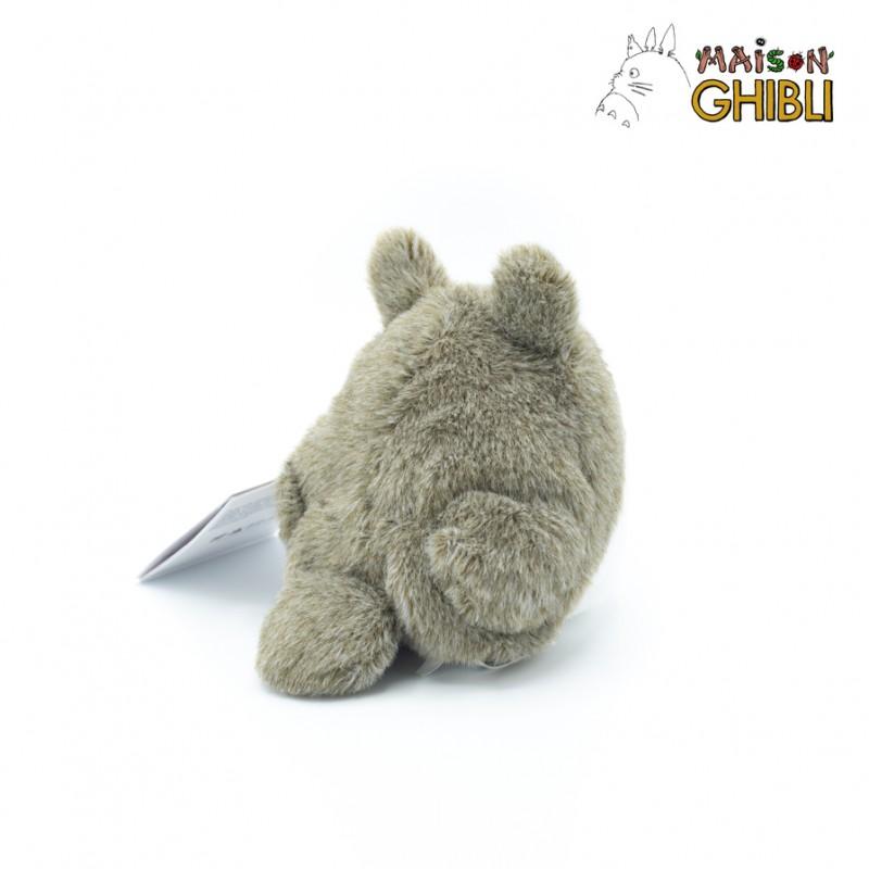 MY NEIGHBOR TOTORO - Grey Totoro Lying Down - Fluffy Beanbag Plush 7cm - 3