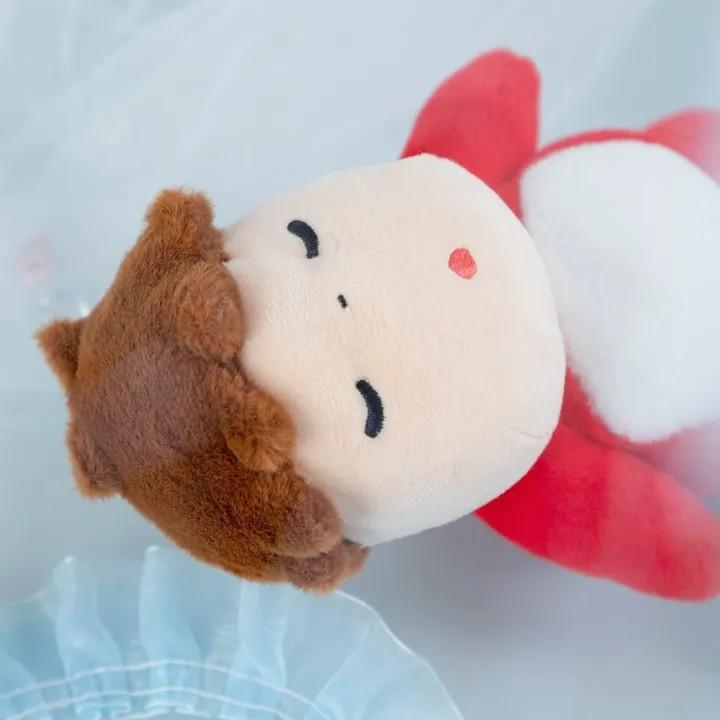 PONYO ON THE CLIFF - Ponyo lies down - Nakayoshi Plush 15cm - 4