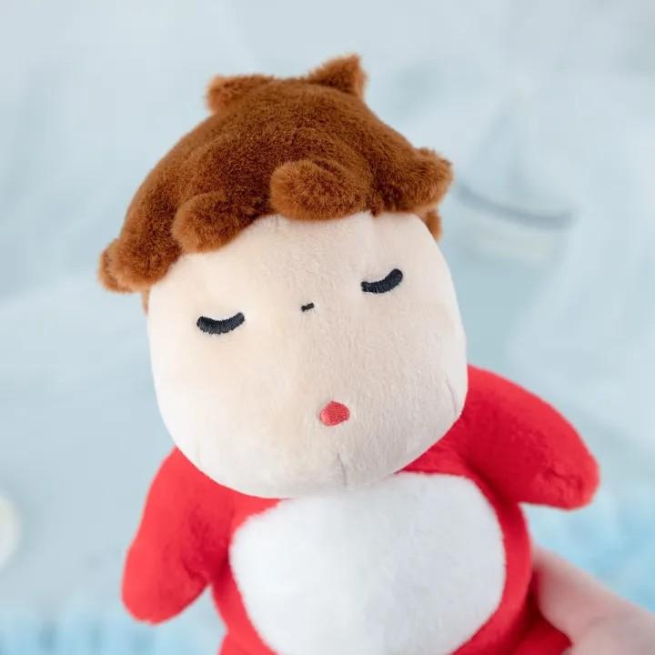 PONYO ON THE CLIFF - Ponyo lies down - Nakayoshi Plush 15cm - 5