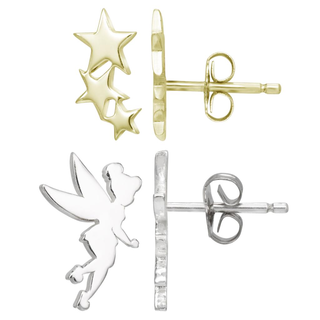 FEE CLOCHETTE - 2 Paires de Clous d'Oreilles en Argent Sterling - 3