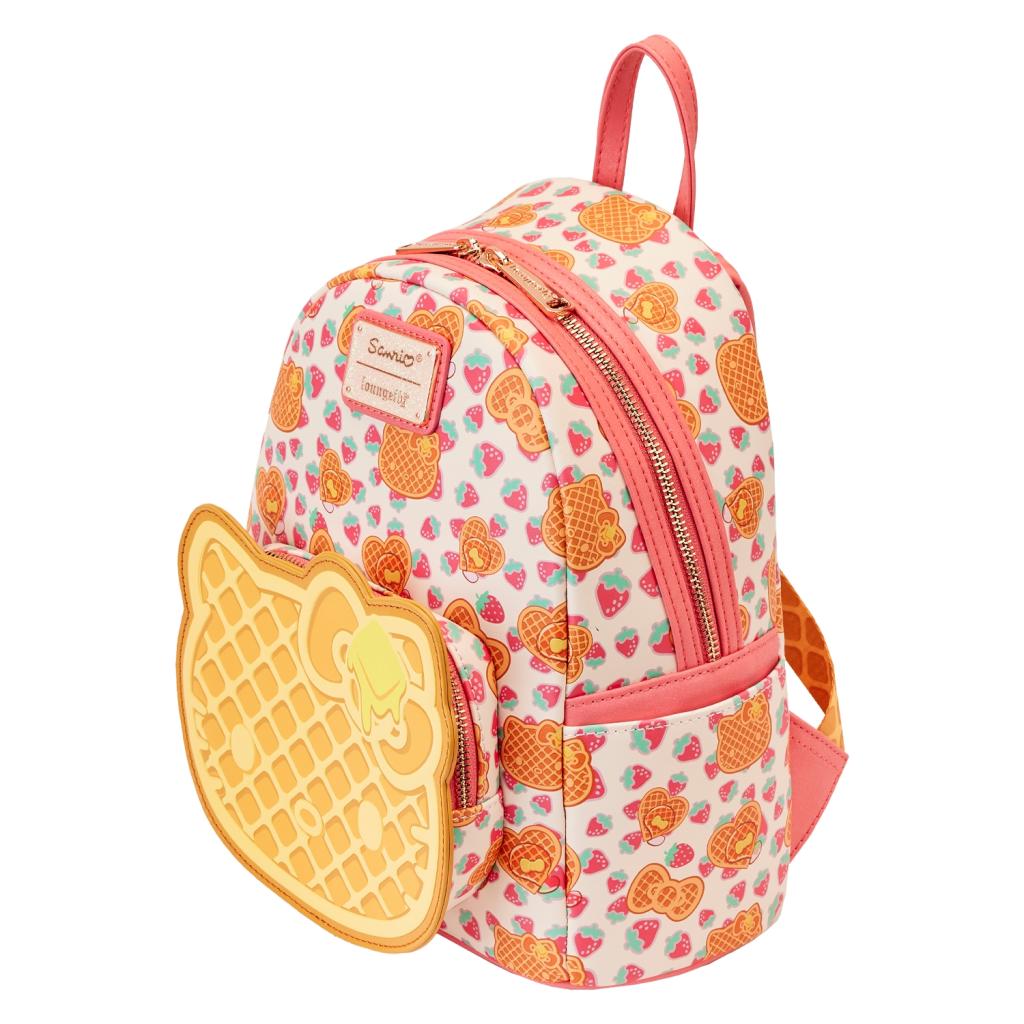 HELLO KITTY - Gauffre Petit-déjeuner -Mini Sac à Dos LoungeFly - 3