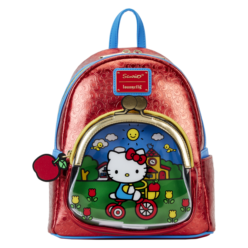 HELLO KITTY 50th Anniversary Mini Backpack Coin Bag Loungefly