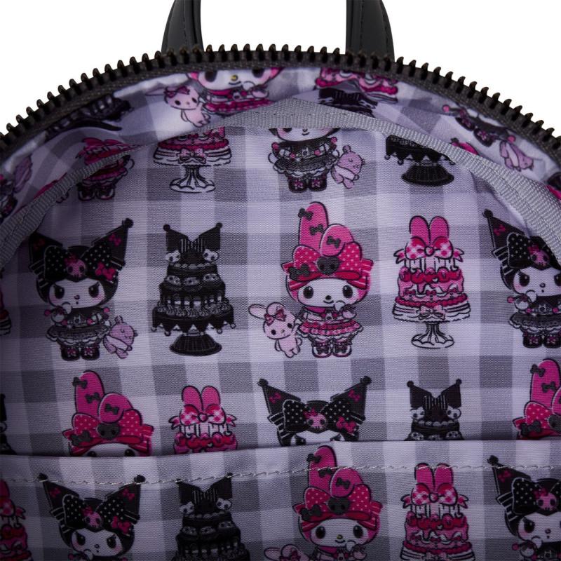 SANRIO - My Melody & Kuromi - Mini Backpack LoungeFly : ShopForGeek.com:  Bag Loungefly Hello Kitty
