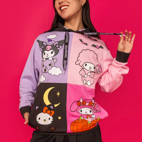 SANRIO - Kuromi et My Melody Halloween - Hoodie Unisex Loungefly (M) - 3