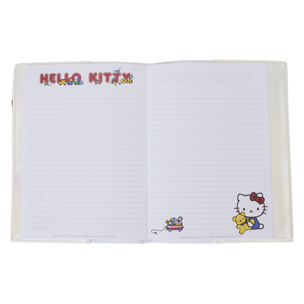 HELLO KITTY - 50ème Anniversaire - Journal Nacré LoungeFly - 2