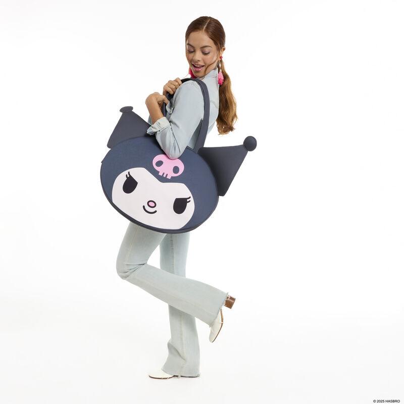 SANRIO - Kuromi - Oversize Canvas Tote Bag LoungeFly - 4