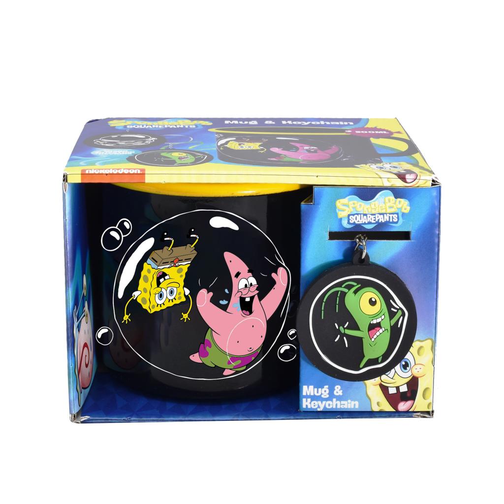 BOB L'EPONGE - Gift Box - Mug + Porte-Clé - 3