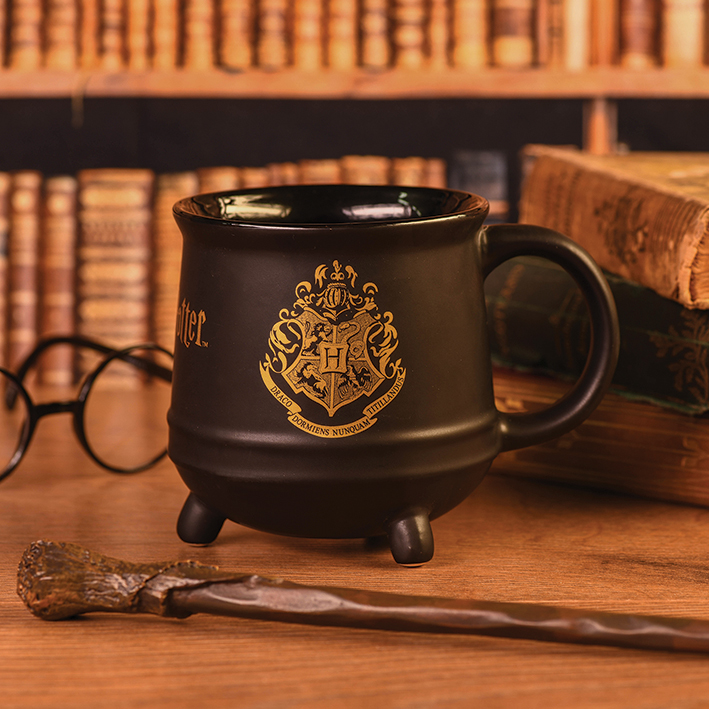 HARRY POTTER - Hogwarts Crest - Caldron Ceramic Mug 500ml_IMAGE_1