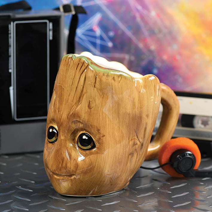 MARVEL - Baby Groot - Mug 3D 400ml : : Tasse Pyramid Marvel