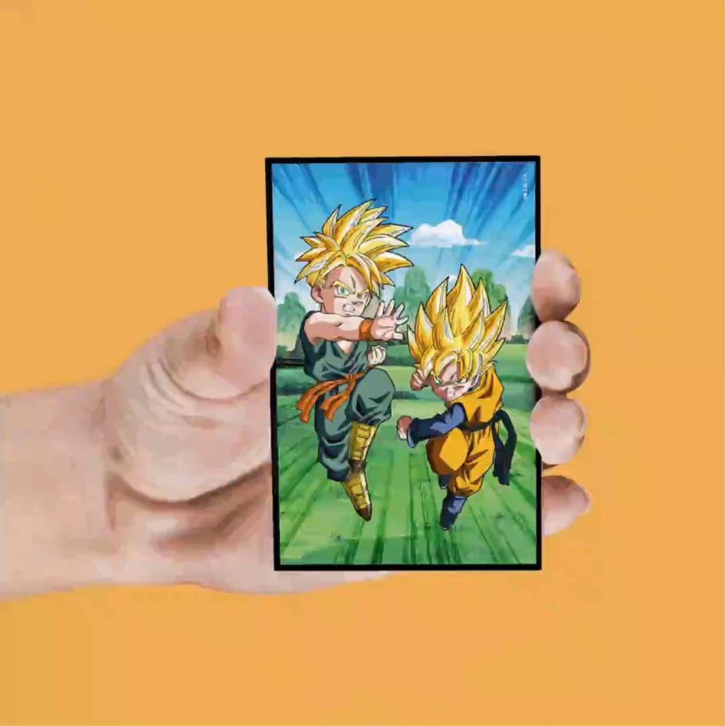 DRAGON BALL Z - Characters - Set of 4 Lenticular Magnet - 4
