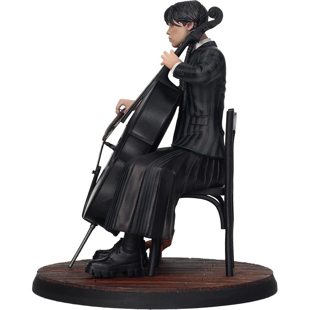 MERCREDI avec son Violoncelle -  Figurine 15cm - 5