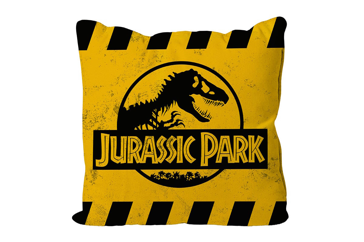 JURASSIC PARK - Caution Logo - Cushion '40x40x1cm'_IMAGE_1