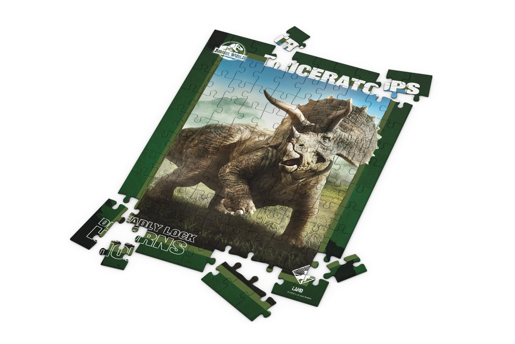 JURASSIC WORLD - Triceratops Poster - Puzzle 3D Effect 100P - 2
