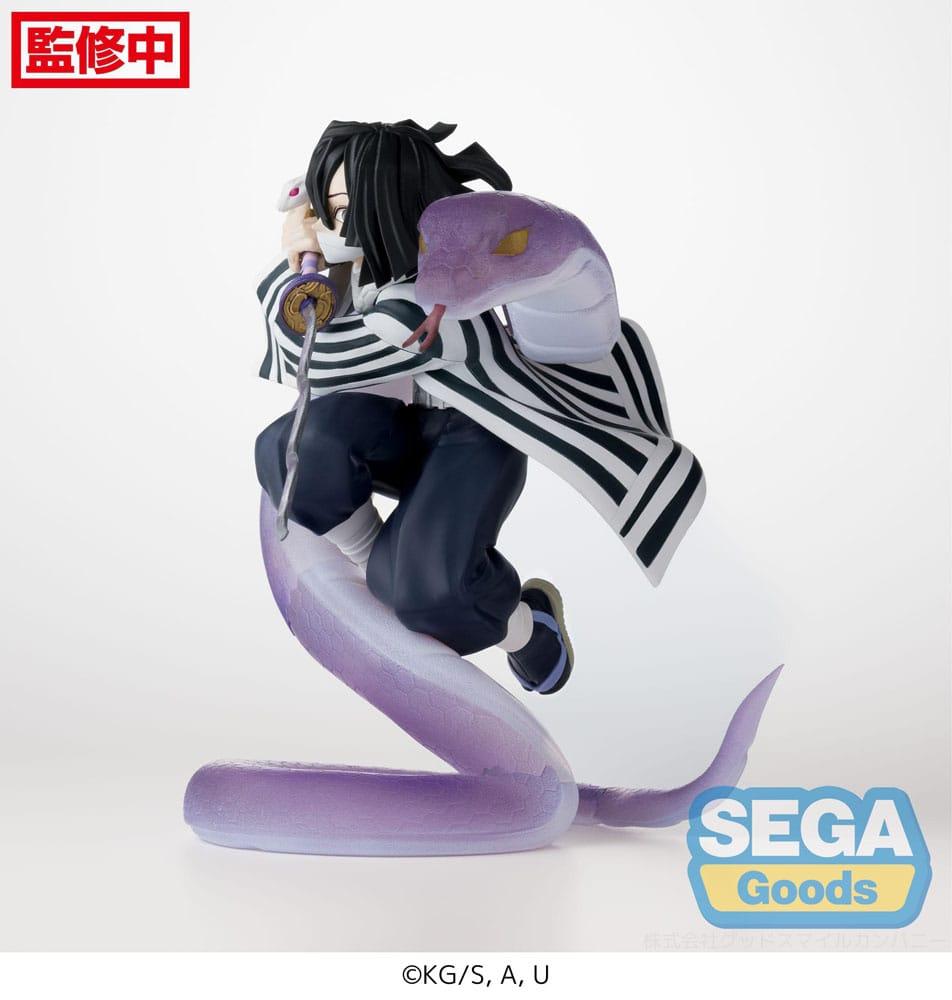 DEMON SLAYER - Obanai Iguro - Statuette Xross Link Anime 14cm - 2