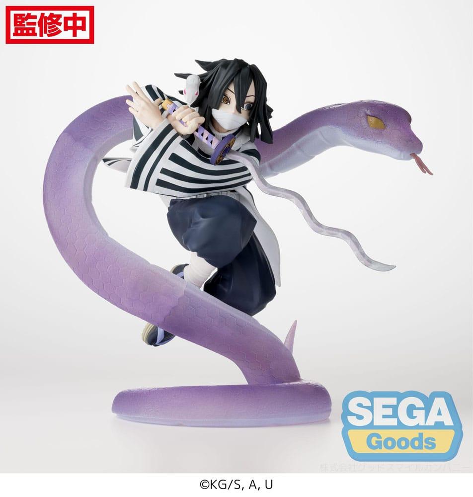 DEMON SLAYER - Obanai Iguro - Statuette Xross Link Anime 14cm - 4