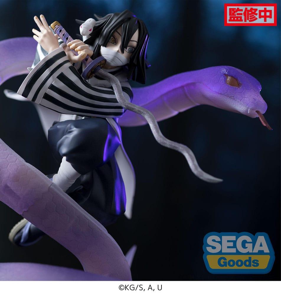 DEMON SLAYER - Obanai Iguro - Statuette Xross Link Anime 14cm - 5