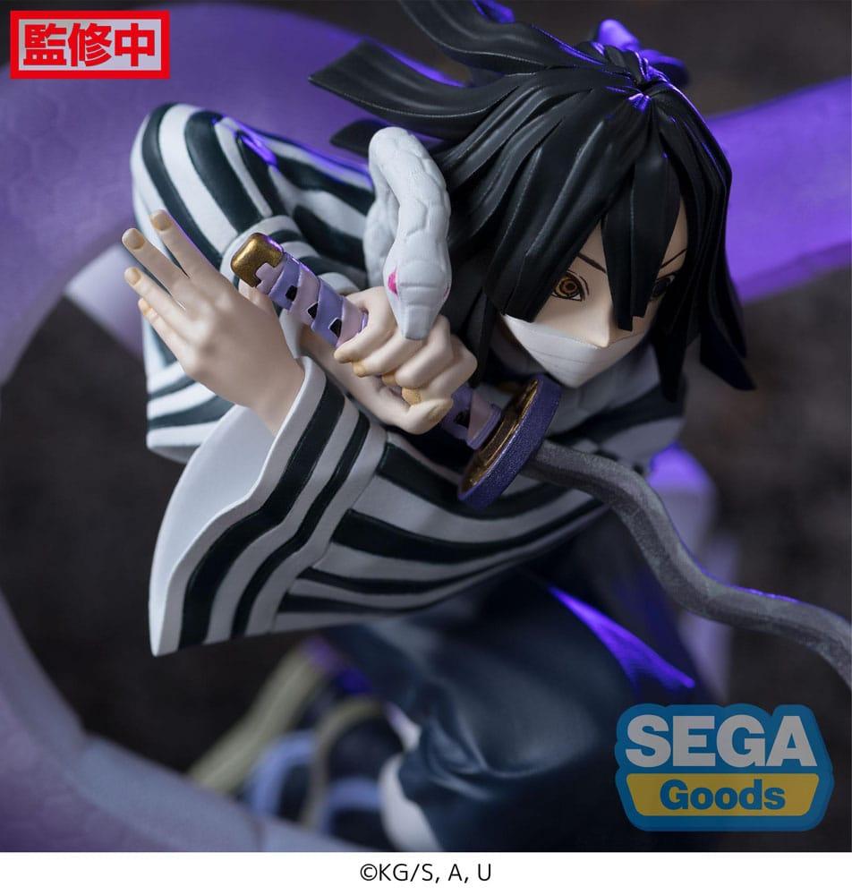 DEMON SLAYER - Obanai Iguro - Statuette Xross Link Anime 14cm - 6
