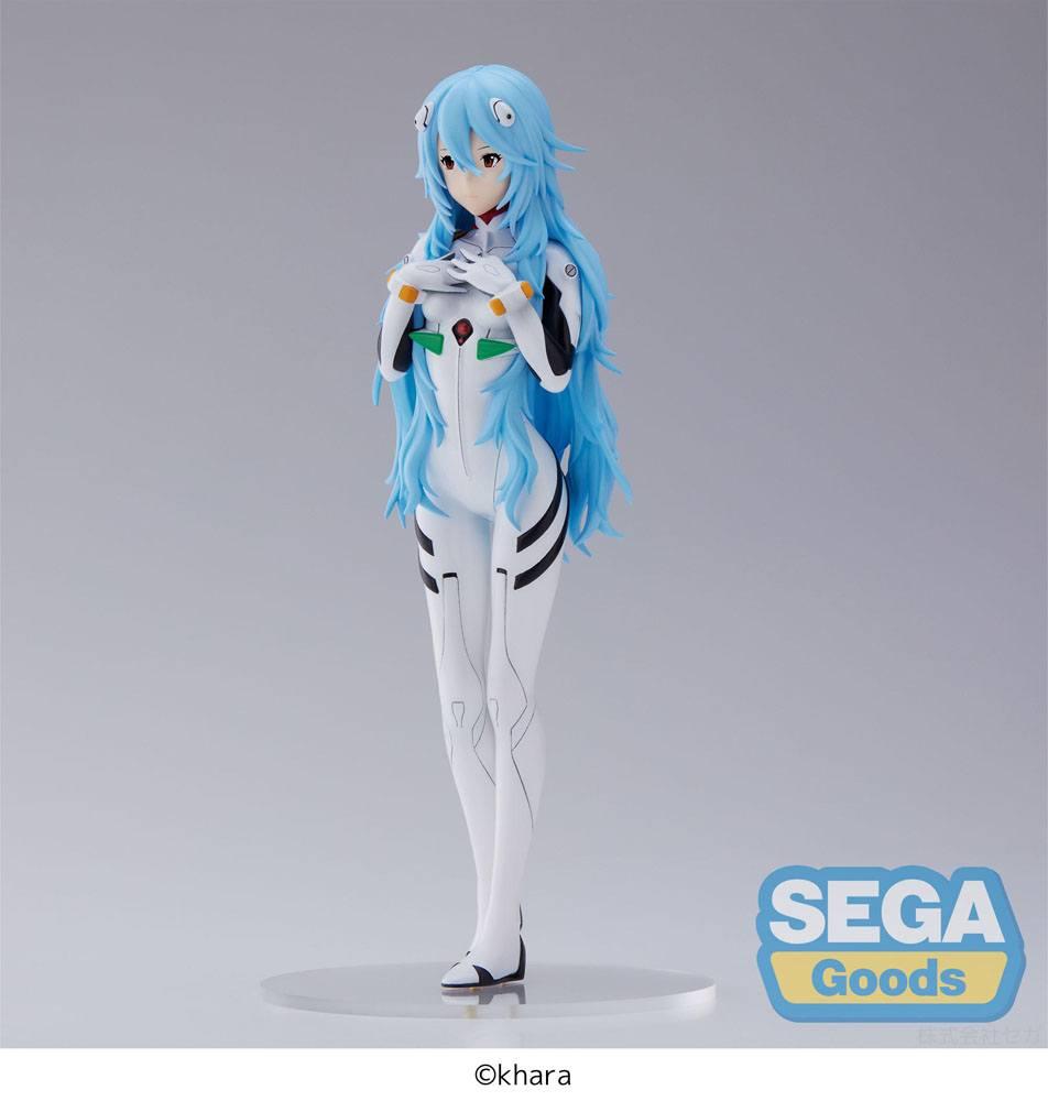 EVANGELION 3.0+1.0 - Rei Ayanami Cheveux long - Statuette SPM 21cm - 2