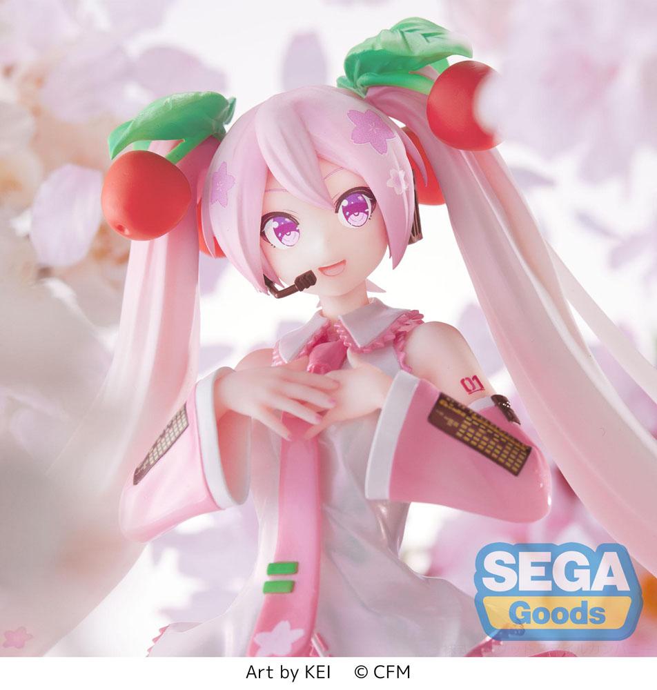 HATSUNE MIKU - Sakura Miku 2023 - Statue Luminasta 21cm : ShopForGeek.com:  Figurines Sega Goods Hatsune Miku