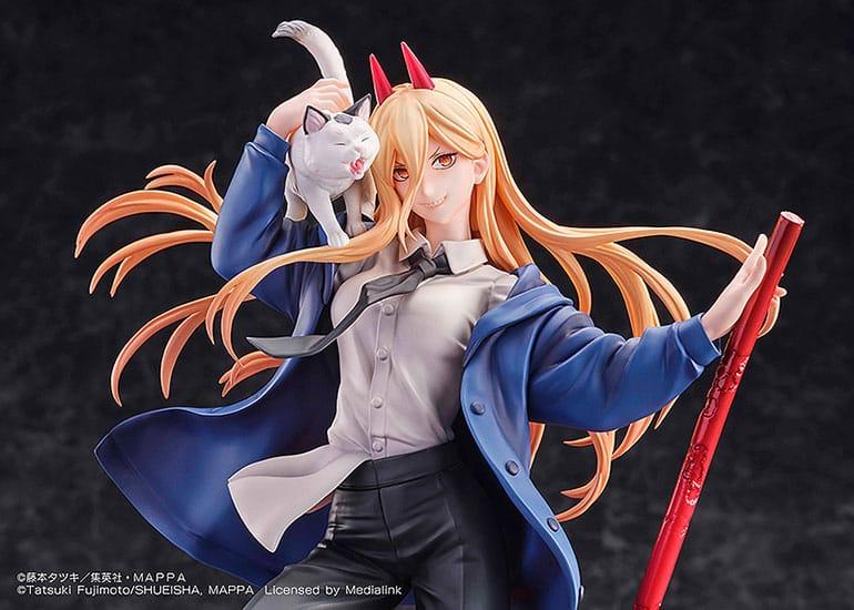 CHAINSAW MAN - Power & Meowy - Statuette 28cm - 4