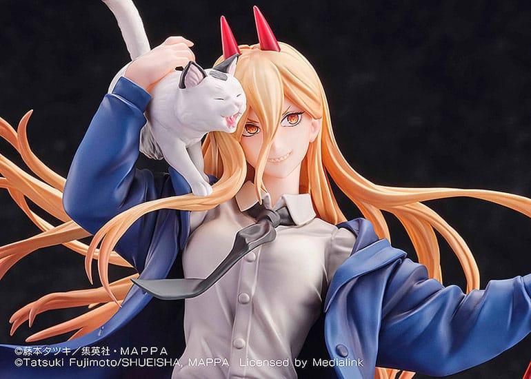 CHAINSAW MAN - Power & Meowy - Statuette 28cm - 5