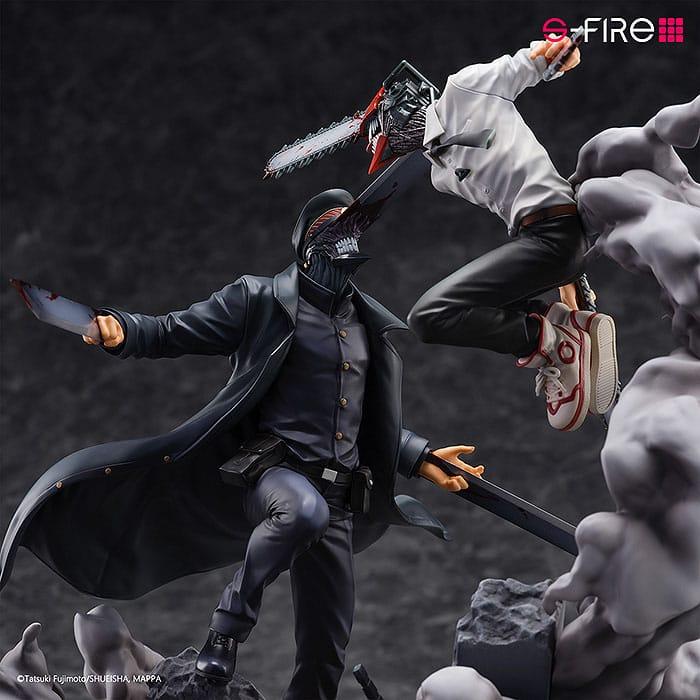Statua SEGA Chainsaw Man Vs Samurai Sword: Figura Da Collezione In Scala 1/7, Altezza 26 Cm, Base Scenica Dettagliata - 5