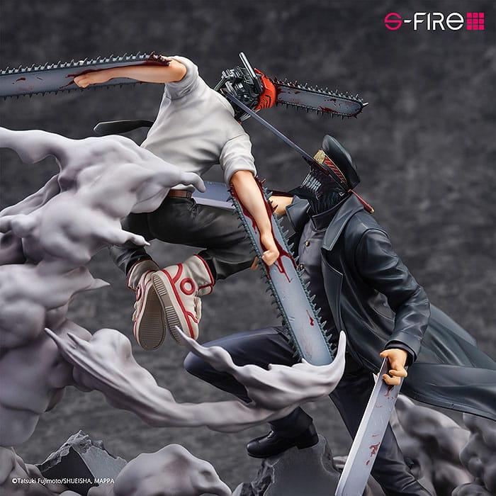 CHAINSAW MAN - Chainsaw Man VS Samurai S. -Statue Super Situation 26cm - 5