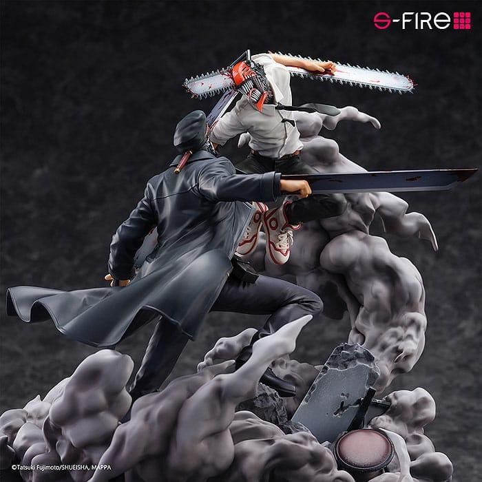 CHAINSAW MAN - Chainsaw Man VS Samurai S. -Statue Super Situation 26cm - 6