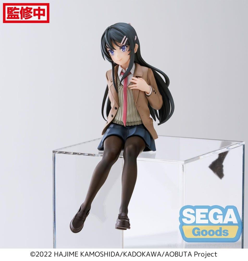 RASCAL DOES NOT DREAM OF A KNAPSACK  - Mai -Statuette PM Perching 14cm - 2
