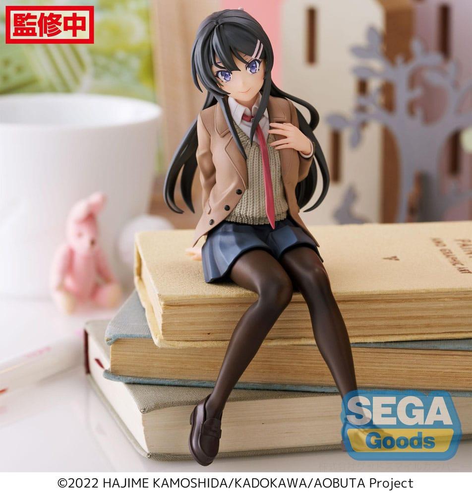 RASCAL DOES NOT DREAM OF A KNAPSACK  - Mai -Statuette PM Perching 14cm - 6