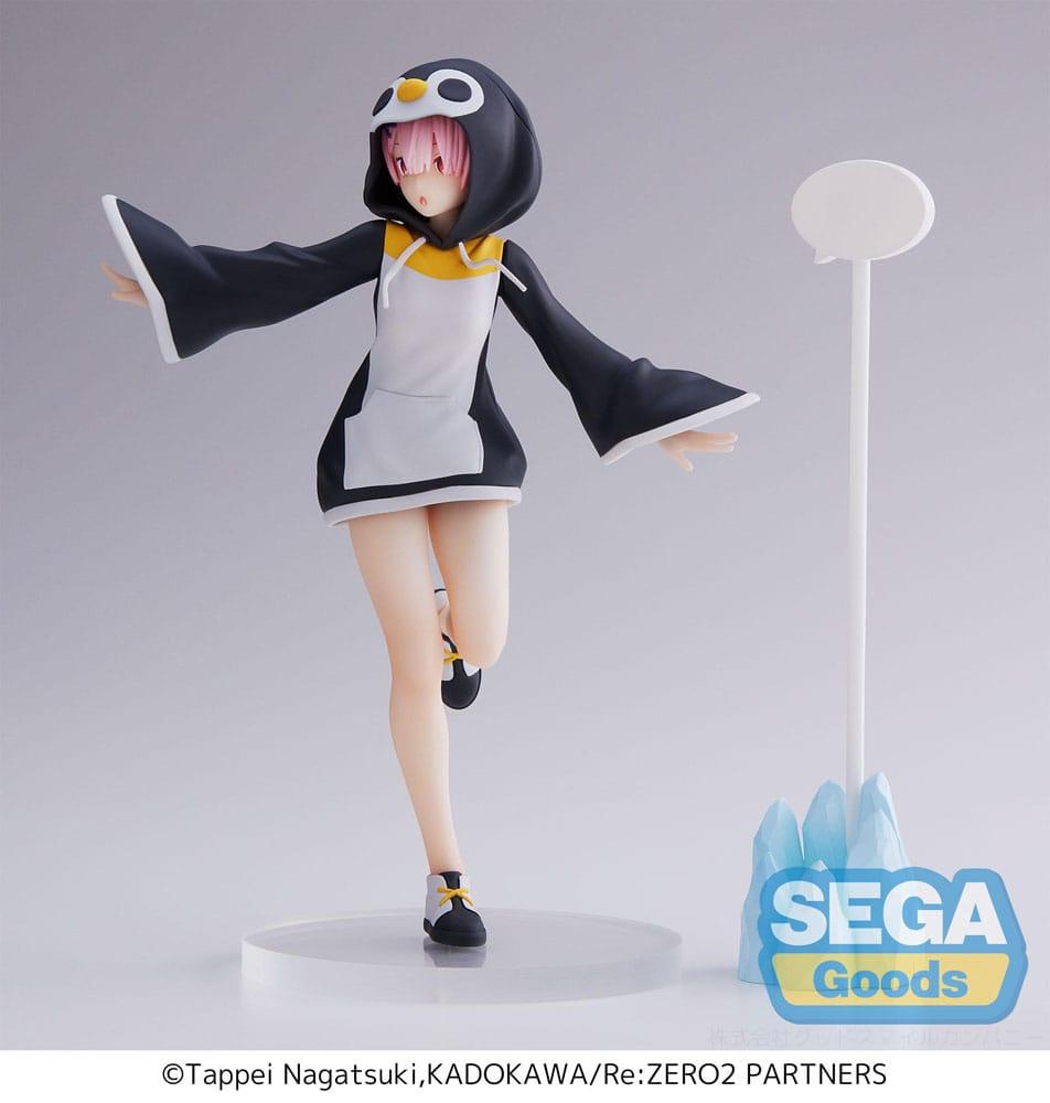 RE ZERO - Ram Kotoriasobi Rose - Statuette 20cm - 2
