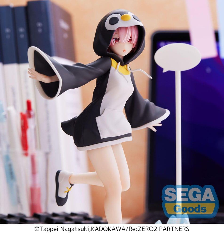 RE ZERO - Ram Kotoriasobi Rose - Statuette 20cm - 5