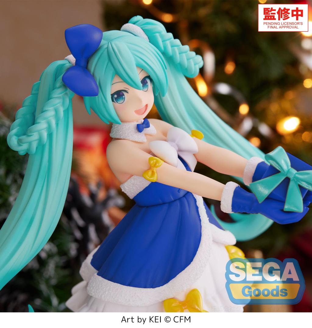 HATSUNE MIKU - Saphire Christmas - Figure High Premium 21cm - 4
