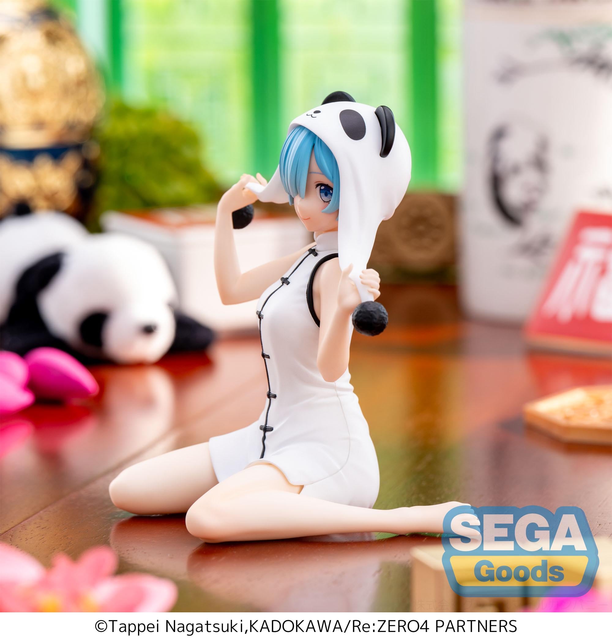 RE ZERO - Rem "Panda" - Figurine Yumemirize 11cm