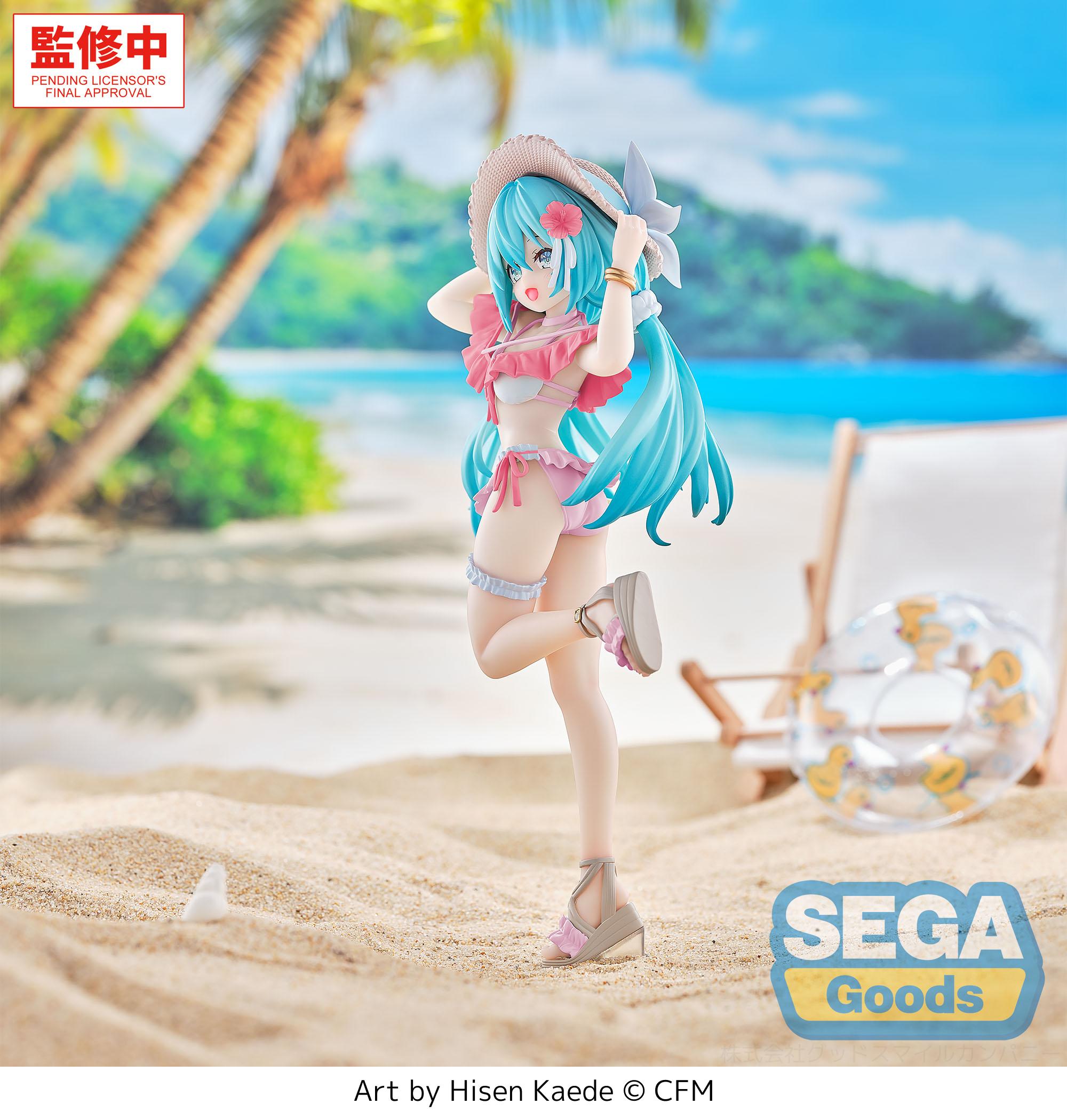 HATSUNE MIKU - Hatsune Miku "Tropical" - Figurine Luminasta 21cm