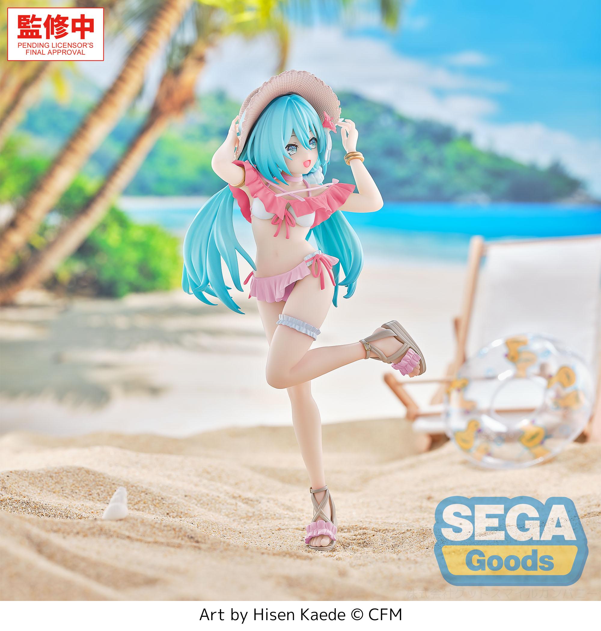 HATSUNE MIKU - Hatsune Miku "Tropical" - Figurine Luminasta 21cm
