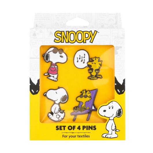 SNOOPY - Set of 4 Pin's : ShopForGeek.com: Pin Badge Grupo Erik Peanuts