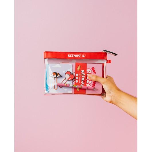 KEPNIPZ - Set de Papeterie avec 3 Notebooks A6 - 10pc. - 4