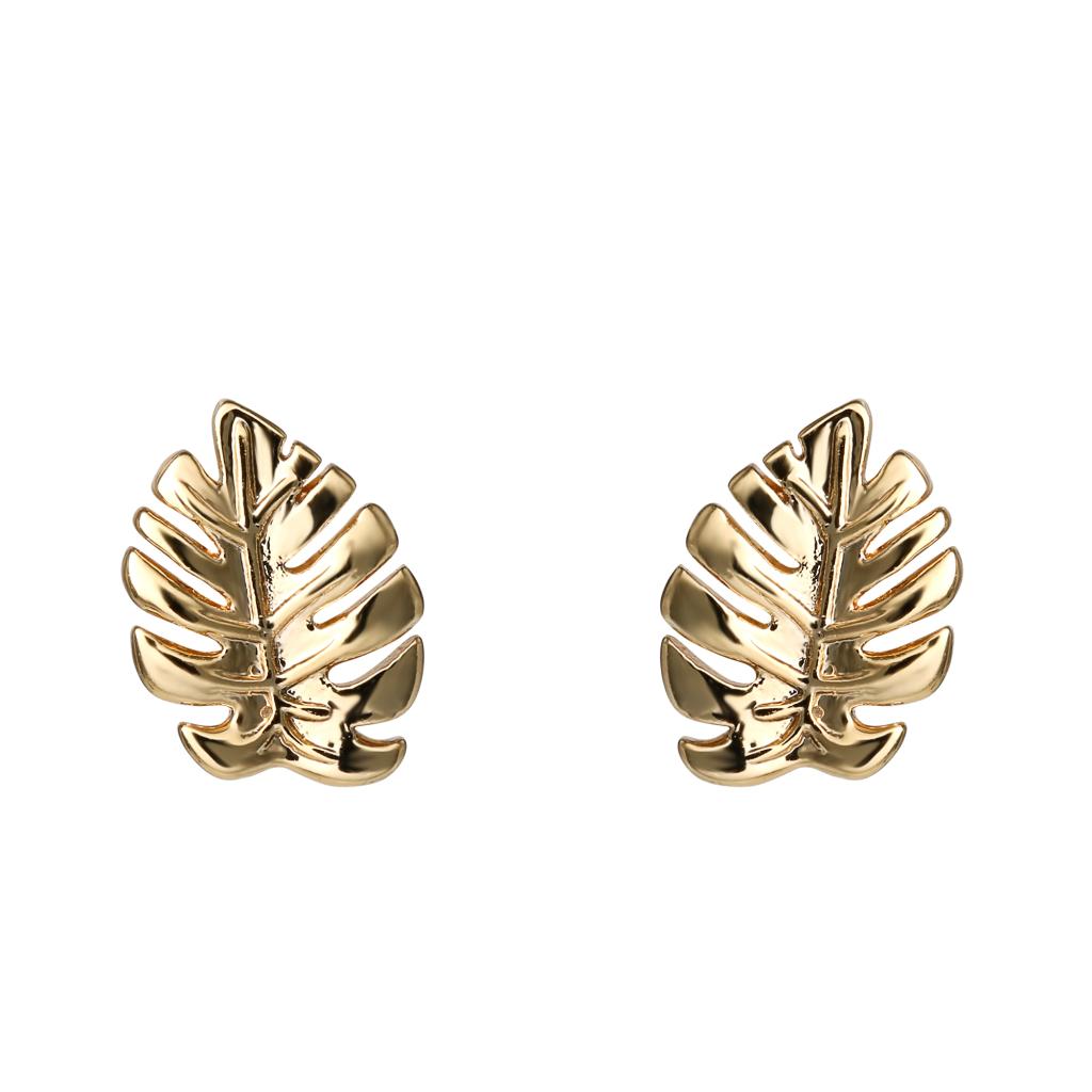 STITCH - Blue & Gold - 3 Pairs de Clous d'Oreilles - Laiton Plaqué - 3