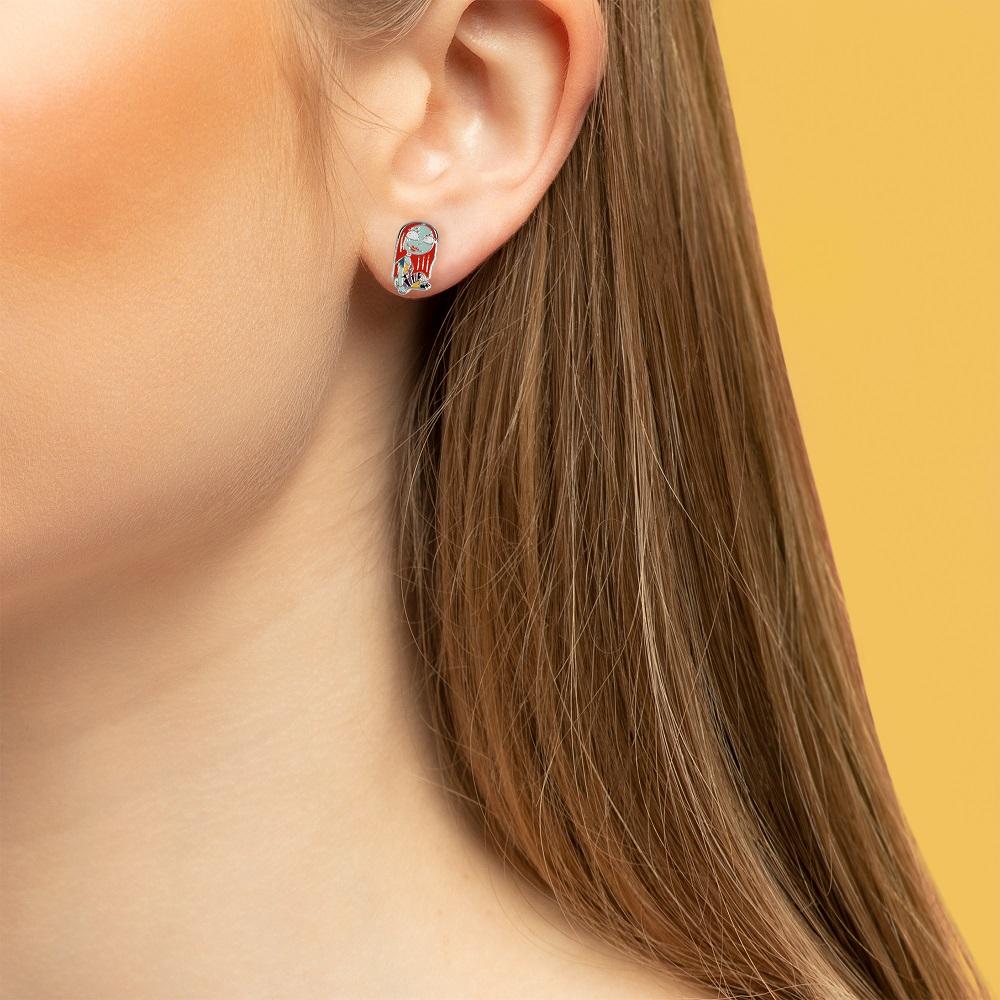 NBX - 3 Paires de Clous d'Oreilles - Laiton Plaqué - 4