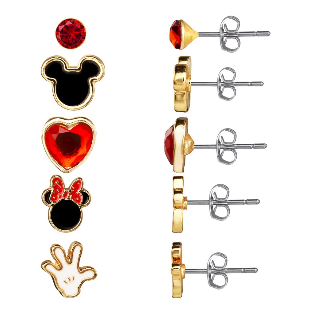 MINNIE - Set de 5 Paires de Clous d'Oreilles - 2