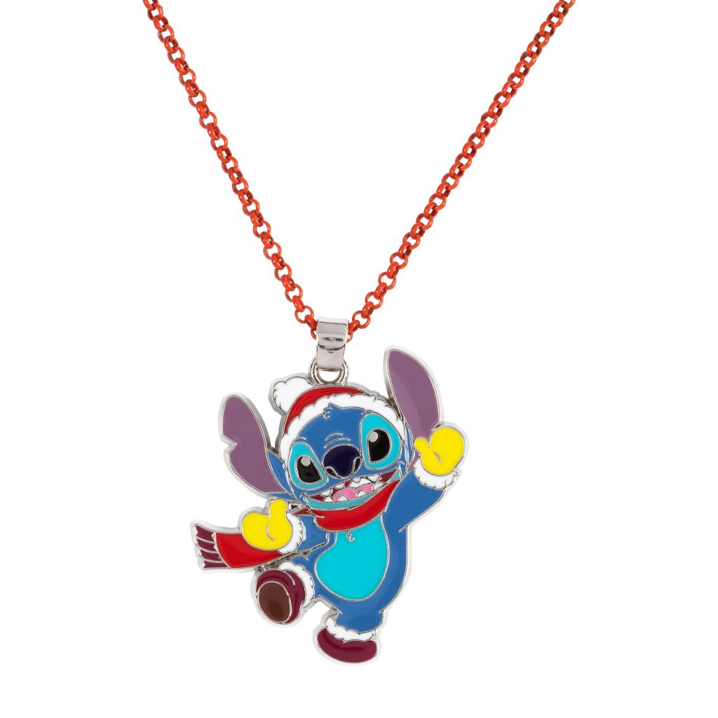 STITCH - Set de Noël - Collier + 1 Paire de Clous d'Oreilles - 2